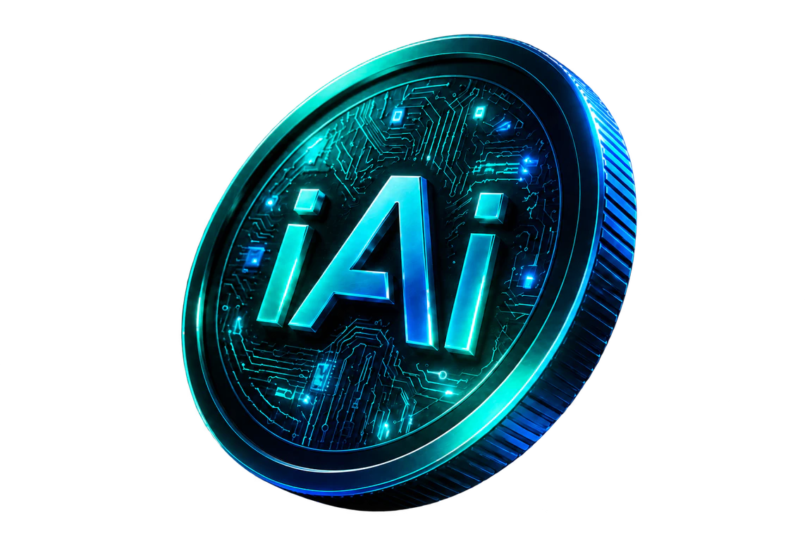Illustration der iAi-Ökosystemmünze